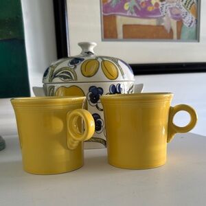 Fiesta Yellow Drinkware Set for Dining